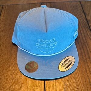 Travis Mathew Light Blue Snapback Cap
